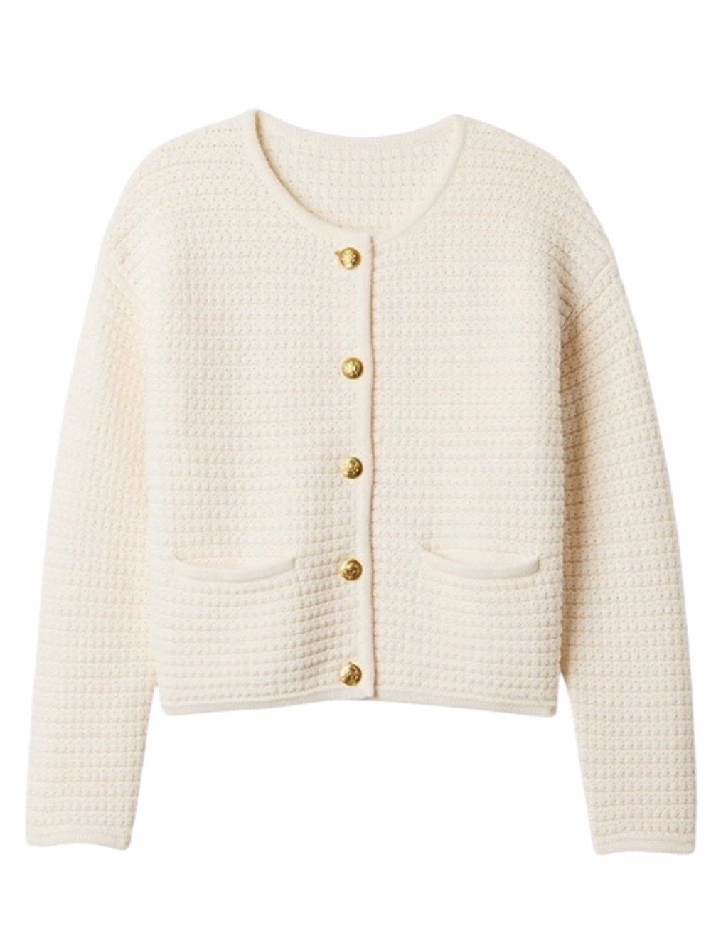 Gap Textured Sweater Jacket in the color Ivory Frost Size XSmall